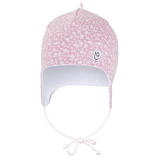 Little Angel-Čepice podšitá zavazovací Outlast® - starorůžová kvítka/bílá Velikost čepic: 1 | 36-38 cm Little Angel-Čepice podšitá zavazovací Outlast® - starorůžová kvítka/bílá Velikost čepic: 1 | 36-38 cm