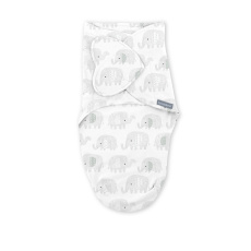 INGENUITY Zavinovačka SwaddleMe™ Ulitka bavlna 1 TOG 0-3m Elephant