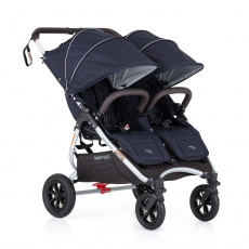 VALCO BABY Kočárek sourozenecký včetně nánožníků Snap Duo Sport Navy VALCO BABY Kočárek sourozenecký včetně nánožníků Snap Duo Sport Navy