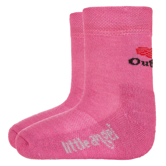 Little Angel-Ponožky froté Outlast® - růžová Velikost: 25-29 | 17-19 cm