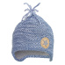 Little Angel-Čepice pletená na uši LA Outlast ® - ocelová melír Velikost čepic: 1 | 36-38 cm