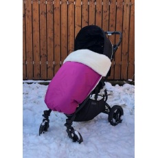 KAARSGAREN-Fialová zimní deka merino nepadací KAARSGAREN-Fialová zimní deka merino nepadací