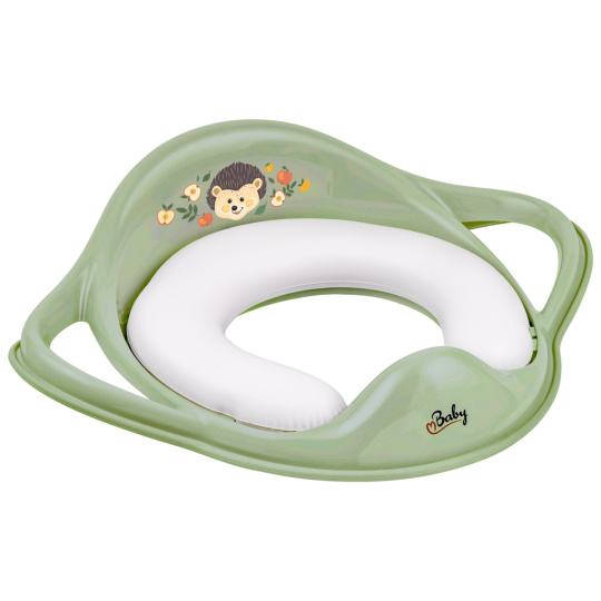 MALTEX Redukce na WC s úchyty měkká The Nature Buddies Ježek - Green MALTEX Redukce na WC s úchyty měkká The Nature Buddies Ježek - Green