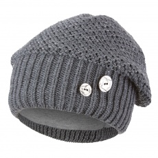 Little Angel-Čepice pletená baret Outlast ® - tm.šedá Velikost: 5 | 49-53 cm Little Angel-Čepice pletená baret Outlast ® - tm.šedá Velikost: 5 | 49-53 cm