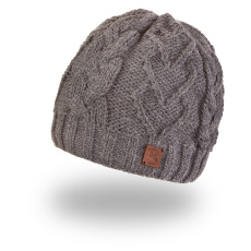 Little Angel-Čepice pletená srdce Outlast ® - tm.šedá Velikost čepic: 5 | 49-53 cm Little Angel-Čepice pletená srdce Outlast ® - tm.šedá Velikost čepic: 5 | 49-53 cm