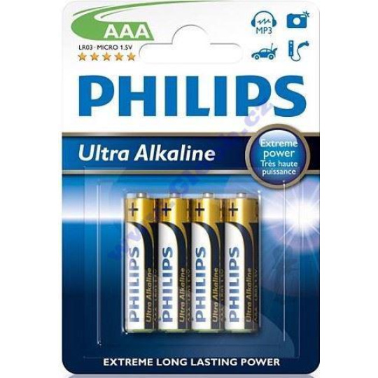 BORGY Baterie Ultra Alkaline AAA - 4 ks