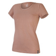 Little Angel-Tričko dámské KR tenké výstřih U Outlast® - oříšková Velikost oblečení: XL