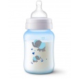 Philips AVENT Lahev Anti-colic 260 ml modrá se slonem