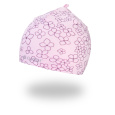 Little Angel-Čepice tenká TISK Outlast® - růžová baby kytičky Velikost čepic: 4 | 45-48 cm