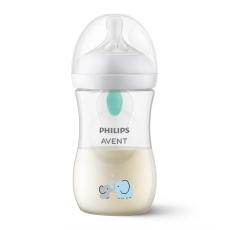 Philips AVENT Láhev Natural Response s ventilem AirFree 260 ml, 1m+, slon