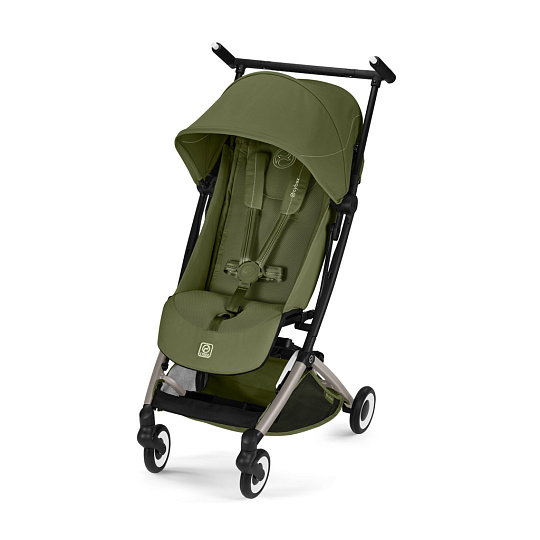 CYBEX Golfový kočárek Libelle Moss Green Gold (Taupe Frame) Gold