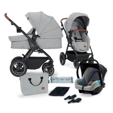 KINDERKRAFT Kočárek kombinovaný B-tour Lite 3v1 Light Grey KINDERKRAFT Kočárek kombinovaný B-tour Lite 3v1 Light Grey