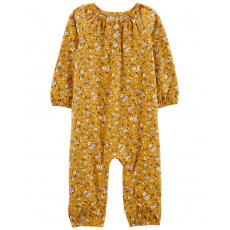 CARTER'S Overal bez nožiček Yellow Flowers dívka 3m CARTER'S Overal bez nožiček Yellow Flowers dívka 3m