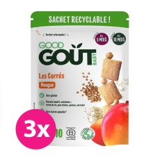 GOOD GOUT BIO Mangové polštářky 3x50 g GOOD GOUT BIO Mangové polštářky 3x50 g