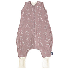 KAARSGAREN-Merino spací pytel 100 cm hnědé ovečky nohavice