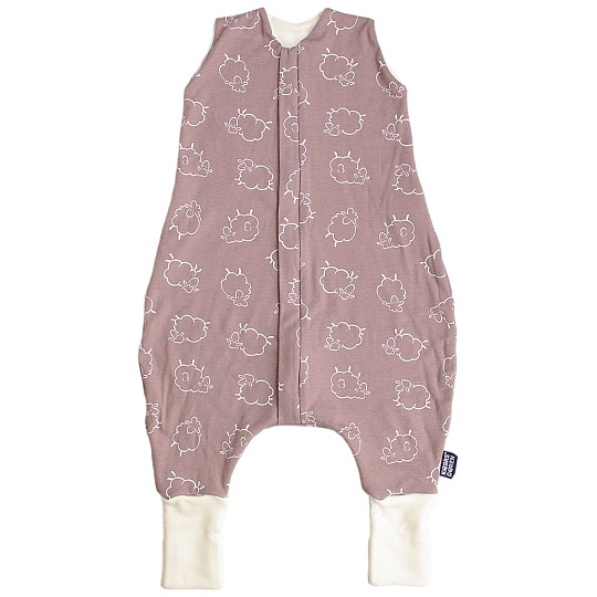 KAARSGAREN-Merino spací pytel 100 cm hnědé ovečky nohavice