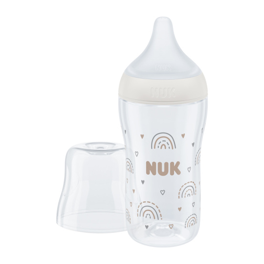NUK Láhev kojenecká s kontrolou teploty Perfect Match 260 ml bílá NUK Láhev kojenecká s kontrolou teploty Perfect Match 260 ml bílá