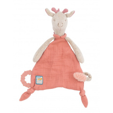 MOULIN ROTY Mazlící šáteček s kousátkem Žirafa MOULIN ROTY Mazlící šáteček s kousátkem Žirafa
