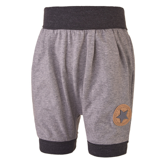 Little Angel-Šortky tenké harémky Outlast® - šedý melír Velikost oblečení: 74