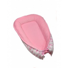 T-Tomi-HNÍZDEČKO PRO MIMINKO MINKY, WHITE / PINK CLOUDS T-Tomi-HNÍZDEČKO PRO MIMINKO MINKY, WHITE / PINK CLOUDS