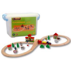 ALLTOYS Vláčkodráha 40 dílů ALLTOYS Vláčkodráha 40 dílů
