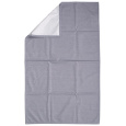 KAARSGAREN-Přebalovací podložka Tencel šedá mřížka 48 x 80 cm