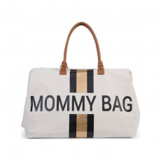 CHILDHOME Přebalovací taška Mommy Bag Off White / Black Gold CHILDHOME Přebalovací taška Mommy Bag Off White / Black Gold