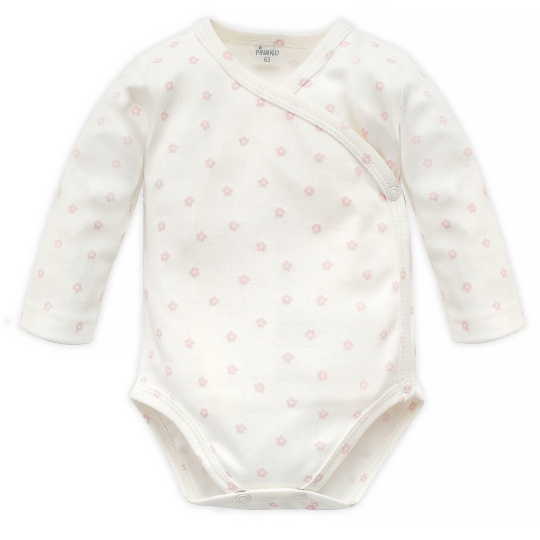 PINOKIO Body zavinovací dlouhý rukáv Lovely Day holka růžová vel. L 50