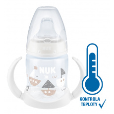 NUK FC lahvička na učení s kontrolou teploty 150 ml bílá NUK FC lahvička na učení s kontrolou teploty 150 ml bílá