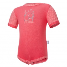 Little Angel-Body tenké KR obrázek Outlast® - jahodová/pruh jahodový Velikost: 86 Little Angel-Body tenké KR obrázek Outlast® - jahodová/pruh jahodový Velikost: 86