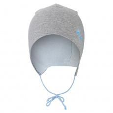 Little Angel-Čepice zavazovací podšitá Outlast ® - šedý melír/sv.modrá Velikost: 1 | 36-38 cm Little Angel-Čepice zavazovací podšitá Outlast ® - šedý melír/sv.modrá Velikost: 1 | 36-38 cm