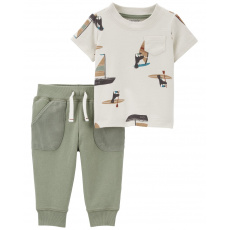 CARTER'S Set 2dílný triko kr. rukáv, tepláky Green Toucan kluk 12m CARTER'S Set 2dílný triko kr. rukáv, tepláky Green Toucan kluk 12m