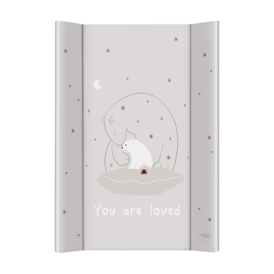 CEBA BABY Podložka přebalovací 2-hranná s pevnou deskou (50x70) Basic Polar Bears