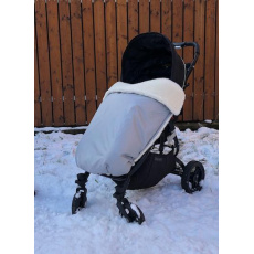 KAARSGAREN-Světle šedá zimní deka merino nepadací KAARSGAREN-Světle šedá zimní deka merino nepadací