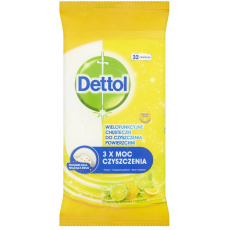 DETTOL Ubrousky antibakteriální na povrchy 36 ks, Citron a Limeta