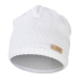 Little Angel-Čepice pletená hladká Outlast ® - bílá Velikost: 2 | 39-41 cm