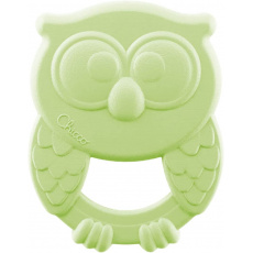 CHICCO Kousátko Eco+ Sova Owly zelená 3m+ CHICCO Kousátko Eco+ Sova Owly zelená 3m+