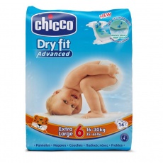 CHICCO Plenky Extra Large 14 ks (16-30 kg) – jednorázové pleny CHICCO Plenky Extra Large 14 ks (16-30 kg) – jednorázové pleny