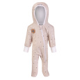 Little Angel-Overal podšitý BIO DR Outlast® - béžová hvězdičky/bílá Velikost oblečení: 56