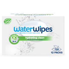 12x WATERWIPES Ubrousky vlhčené Hydrating clean with aloe vera 3in1 60 ks (720 ks) 12x WATERWIPES Ubrousky vlhčené Hydrating clean with aloe vera 3in1 60 ks (720 ks)