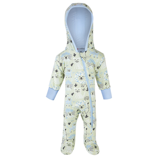 Little Angel-Overal podšitý DR Outlast® - sv.zelená lvi/sv.modrá Velikost oblečení: 62