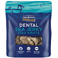 FISH4DOGS Pamlsky pro psy DENTAL SEA mořská ryba - uzlíky 100 g