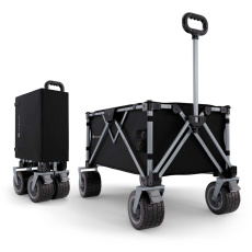 KINDERKRAFT Vozík přepravní skladací Wagon Rollster Black KINDERKRAFT Vozík přepravní skladací Wagon Rollster Black