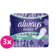 3x ALWAYS Dailies Normal To Go Intimky 20 ks 3x ALWAYS Dailies Normal To Go Intimky 20 ks