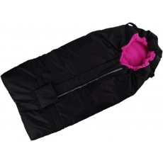 KAARSGAREN-Fusak černo-růžový s fleece podšívkou