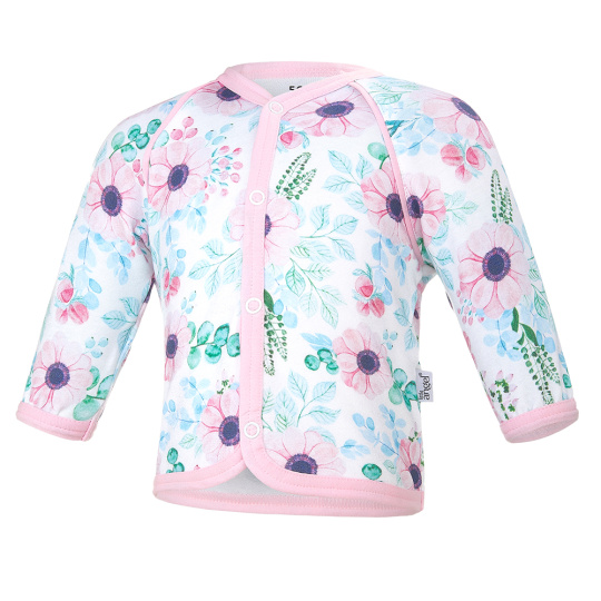Little Angel-Kabátek smyk TISK Outlast® - květy Velikost oblečení: 62-68 Little Angel-Kabátek smyk TISK Outlast® - květy Velikost oblečení: 62-68