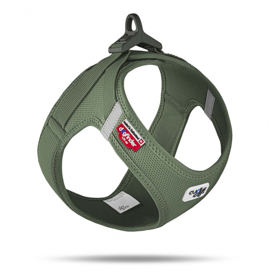 CURLI Postroj pro psy se sponou Air-Mesh Moss 2XS, 2-4 kg