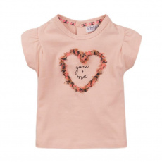 DIRKJE Tričko kr. rukáv 86 Smokey Pink DIRKJE Tričko kr. rukáv 86 Smokey Pink