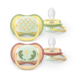 Philips AVENT Šidítko Ultra air noční 0-6m neutral, 2ks