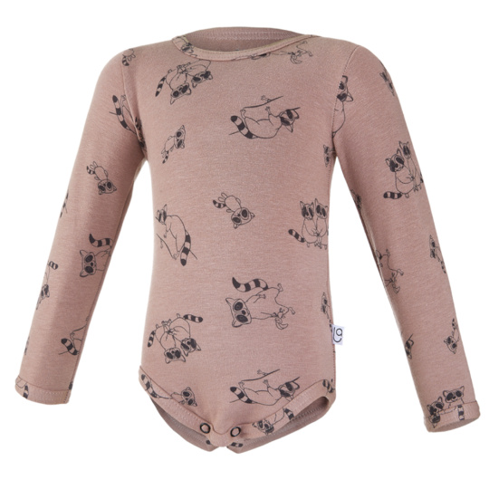 Little Angel-Body tričko smyk TISK Outlast® - oříšková mývalové Velikost oblečení: 86 Little Angel-Body tričko smyk TISK Outlast® - oříšková mývalové Velikost oblečení: 86